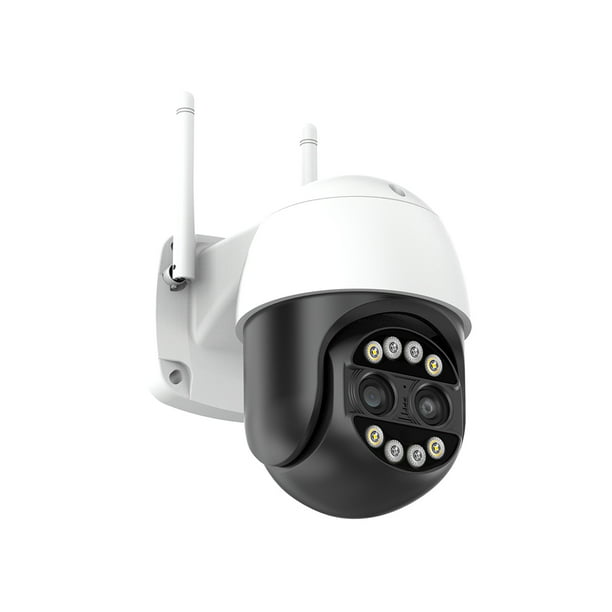Cámara de seguridad para exteriores, cámara de vigilancia WiFi 1080P con  visión nocturna, detección de movimiento, audio de 2 vías, monitor remoto