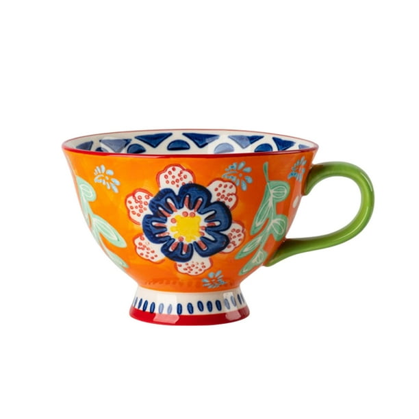 Taza de café lista para pintar.Taza de cerámica hecha a mano sin pintar.Tienda  de tesoros de Olga -  México