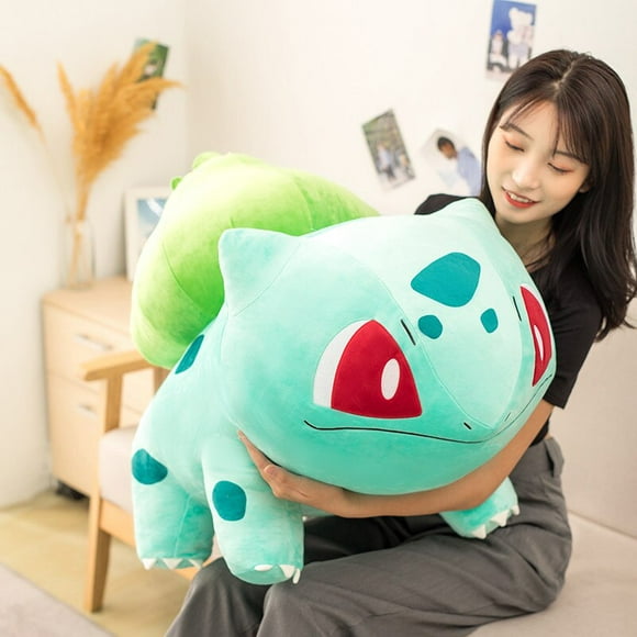 big size bulbasaur plush toy pikachu charmander squirtle squirtle cute toys turtle pillow new year g zhangyuxiang led