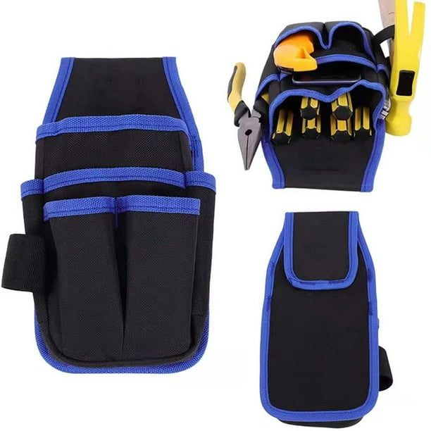 Cinturón ajustable Portaherramientas Carpintero Bolsa de cinturón de  herramientas para electricista de jardín doméstico - Azul TUNC Sencillez