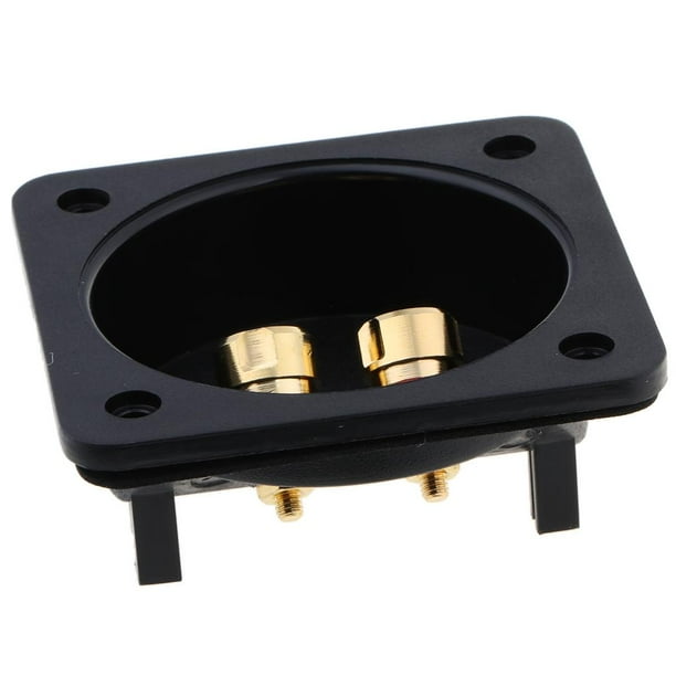 SPEAKER TERMINAL PLATE PUSH - RELEASE CONNECTORS 2- WAY CONECTORES ALTAVOCES