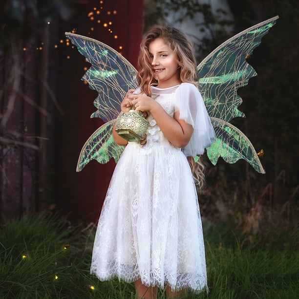 Enchanted Rhea Fairy Wings bebé hadas alas de hadas infantiles traje de  hadas fotos de la familia de hadas alas de utilería bordado de tela alas de  hadas personalizadas -  México