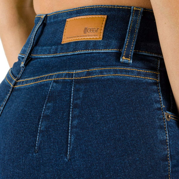 Jeans Oggi Mujer Corte Ajustado Súper Skinny Fit Azul Oscuro OGGI