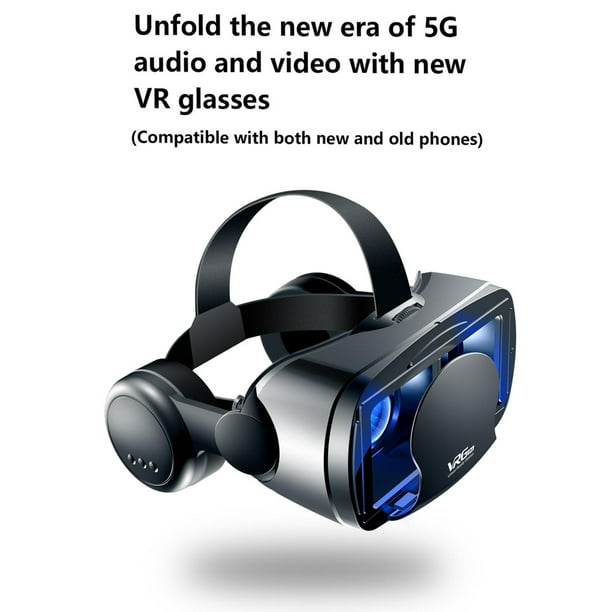 Gafas VR Realidad Virtual Auriculares 3D VR Gafas Inteligentes Casco Para  Teléfonos Inteligentes Teléfono Celular Móvil Lentes De 7 Pulgadas  Binoculares Con Controladores 230428 De 12,41 €