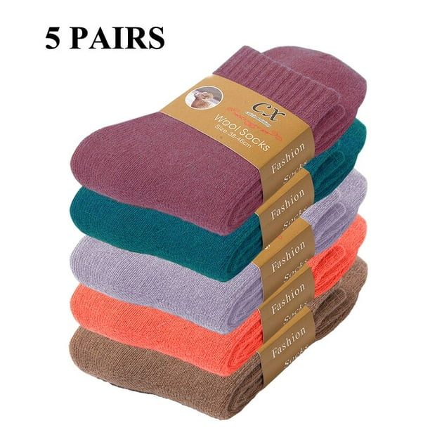 Comprar Calcetines gruesos de algodón para hombre, medias de lana de  negocios de alta calidad, suaves y súper gruesos, cálidos, de punto, Otoño  e Invierno