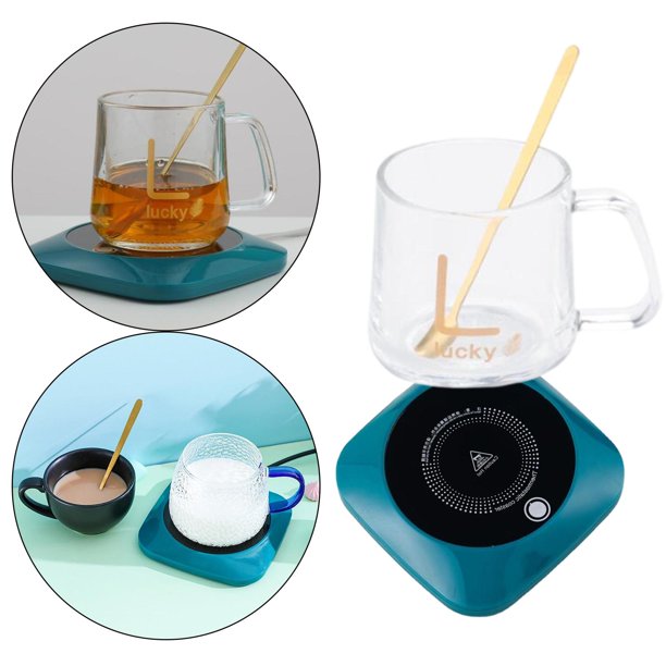 Calentador de taza USB, calentador de platos, calentador de tazas y bebidas  más frías, alfombrilla de oficina, té, café, almohadilla para café, té
