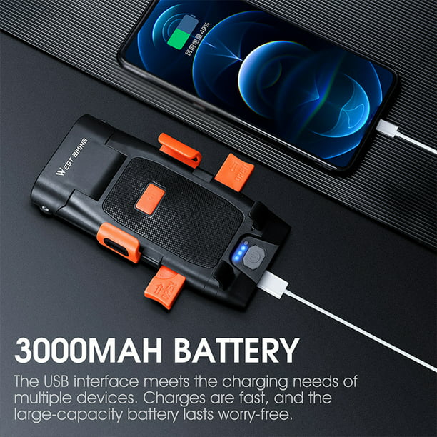 Cable Cargador USB para baterías de Luz LED bicicleta