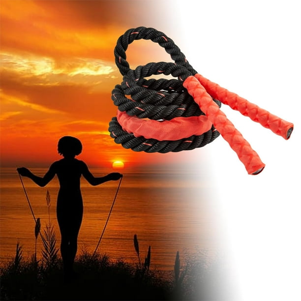 Cuerda de escalada para entrenamiento de fitness, color negro – Cuerda de  batalla para niños y adultos al aire libre e interior