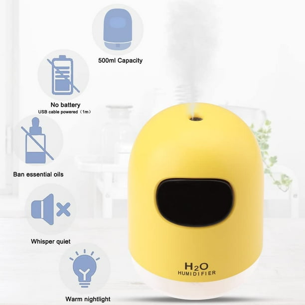 Humidificador de aceite esencial, mini humidificador USB, humidificador  pequeño portátil, humidifica JAMW Sencillez