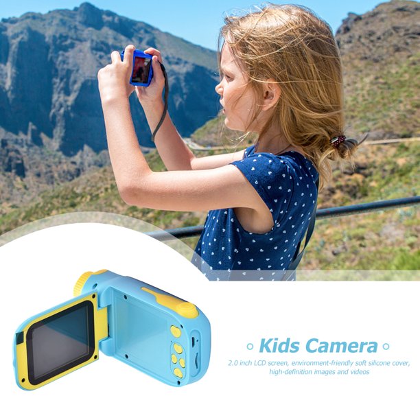 Cámara De Juguete Mini cámara digital HD para niños, 2 pulgadas, bonita  cámara de vídeo con foto, juguetes, regalo (rosa) Likrtyny libre de BPA