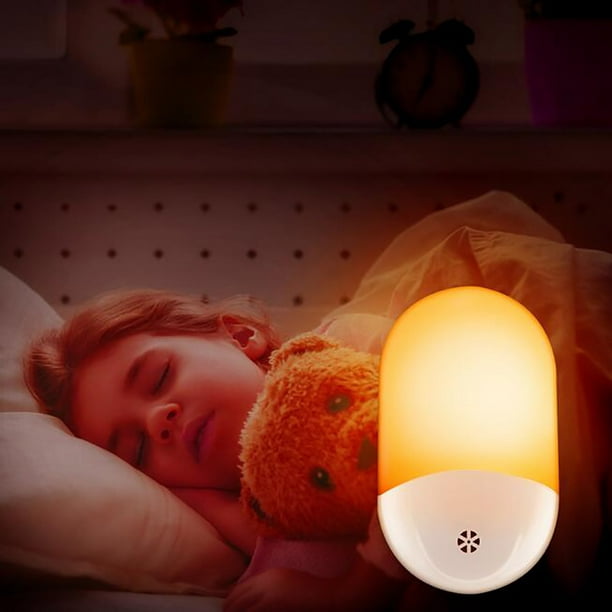 Luz nocturna, luz nocturna infantil automática plug-and-play con