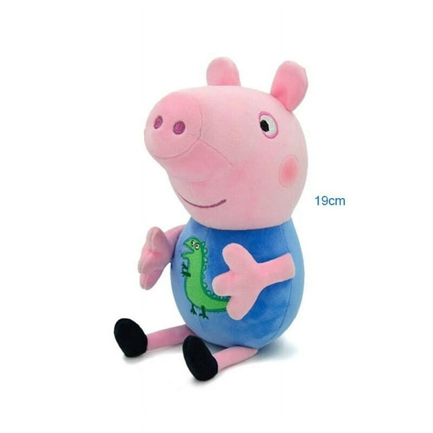 Peppa Pig-juguetes de peluche de la familia George Pig para niñas, muñecos  de peluche de dibujos animados, Mr Dinosaur, Anime, regalo de Navidad -  AliExpress