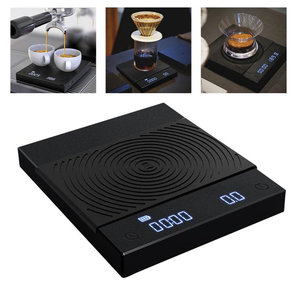 Comprar con temporizador Báscula de café digital Báscula de cocina  inteligente Pantalla LED Báscula de café Cocina