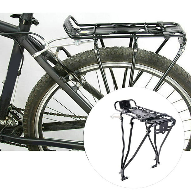 Comprar Portaequipajes trasero para bicicleta, portaequipajes de liberación  rápida, color negro