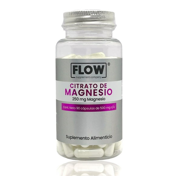 citrato de magnesio 90 capsulas flow flow flowcitratomagnesiocaps