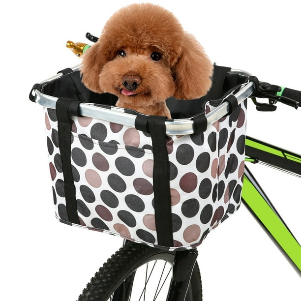 Cesta Bicicleta para Perros para Portaequipajes Bicicleta gris