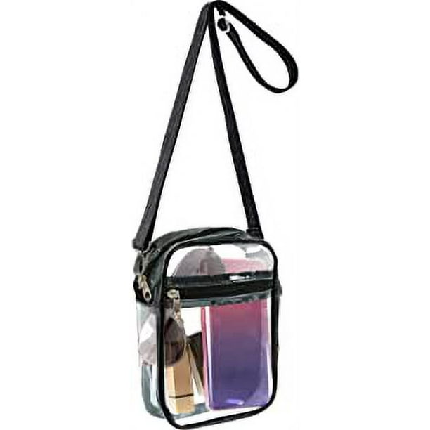 Bolso Transparente Deportiva para Hombre y Mujer Mochila de PVC Bolsa  Bandolera