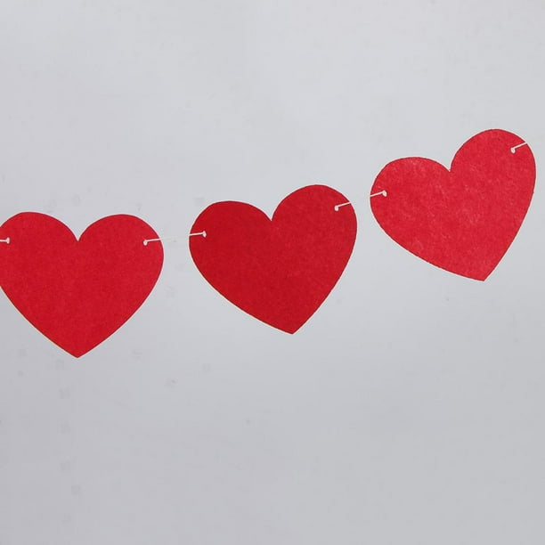Decoración colgante de corazones con brillantina para el Día de San  Valentín, decoración de despedida de soltera, compromiso, bodas, fiesta de