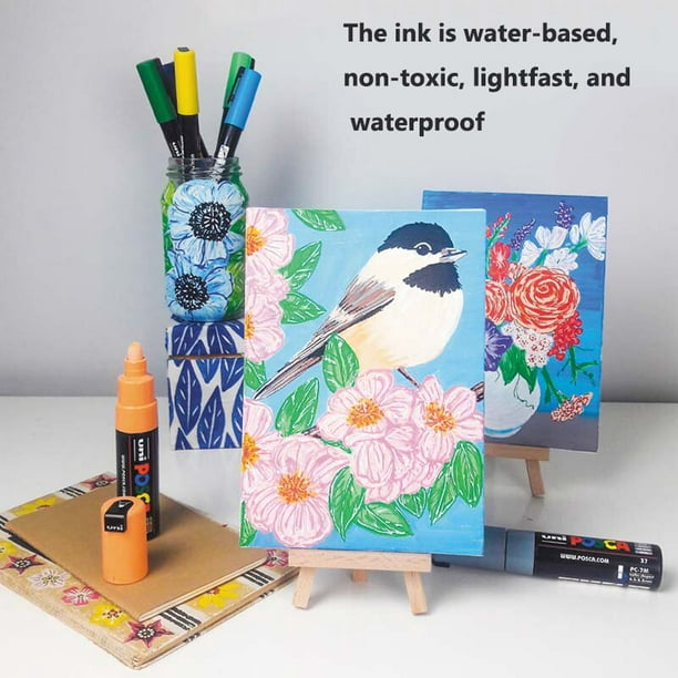 Arte en Casa-Marcador de tinta pigmentada a base de agua UNI POSCA