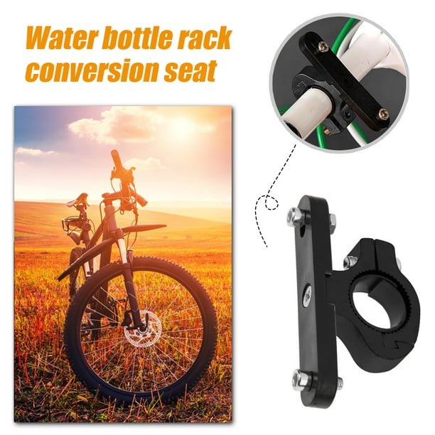Adaptador de montaje de portabidones Soporte para botella de agua para bicicleta  MTB adaptador Unive Hugtrwg Para estrenar