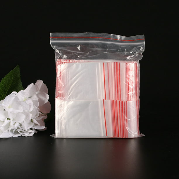 Bolsas Plástico Transparente Con Cierre Zip. 500 Bolsas Pequeñas