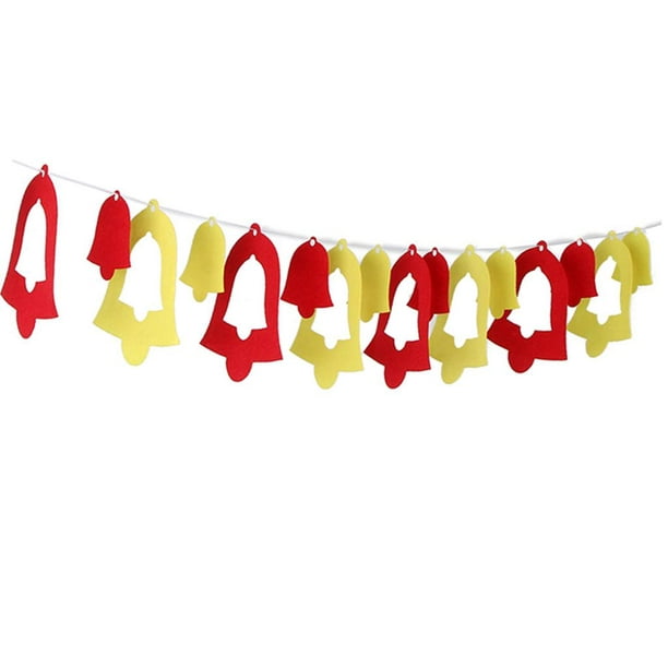 Guirnalda colorida de feliz cumpleaños, 2 banderines de tela de fieltro,  decoraciones de fiesta de feliz cumpleaños, colores surtidos para colgar