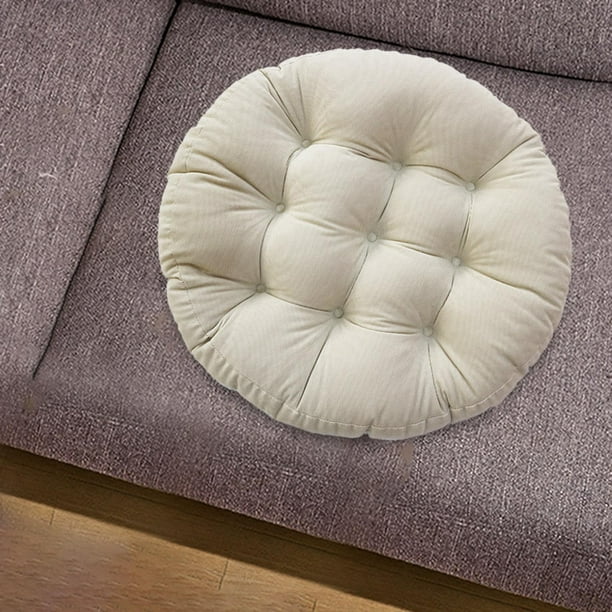 Cojín de asiento grande, almohada lavable para el suelo, cojín decorativo  cómodo para silla de 55cm x 55cm, cojín para asiento de suelo para  dormitori Beige Sunnimix cojín del sofá