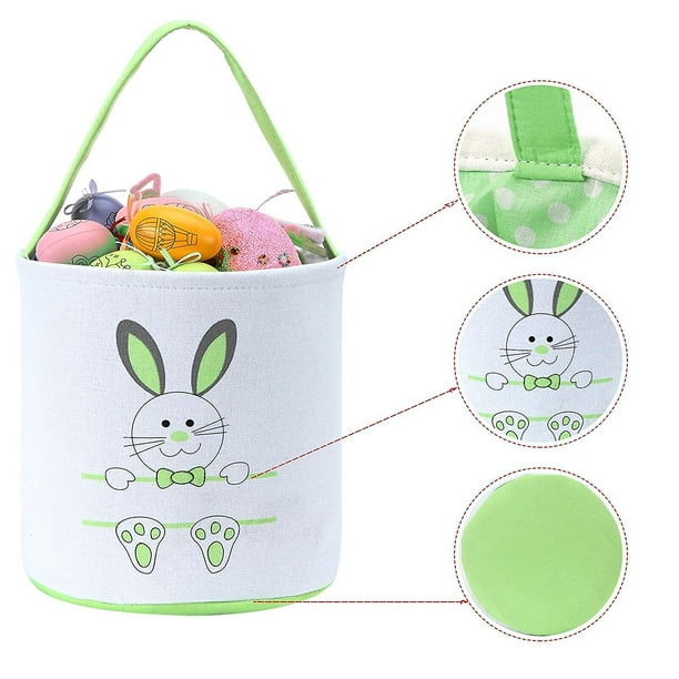 Cesta para juguetes – almacenamiento de juguetes, habitación para niños,  bolsa para juguetes, algodón, bolsa de almacenamiento, unisex - Conejo