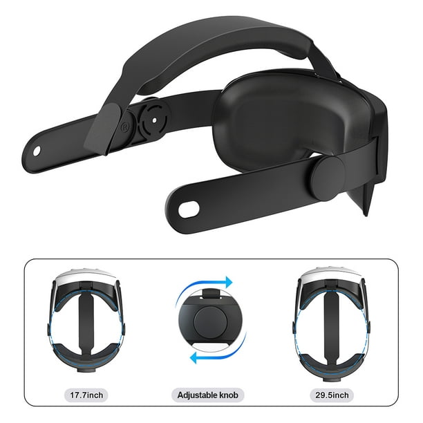 Correa de cabeza ajustable para Meta Quest 3, accesorios de VR, diadema  Elite, alternativa para Oculus Quest 3