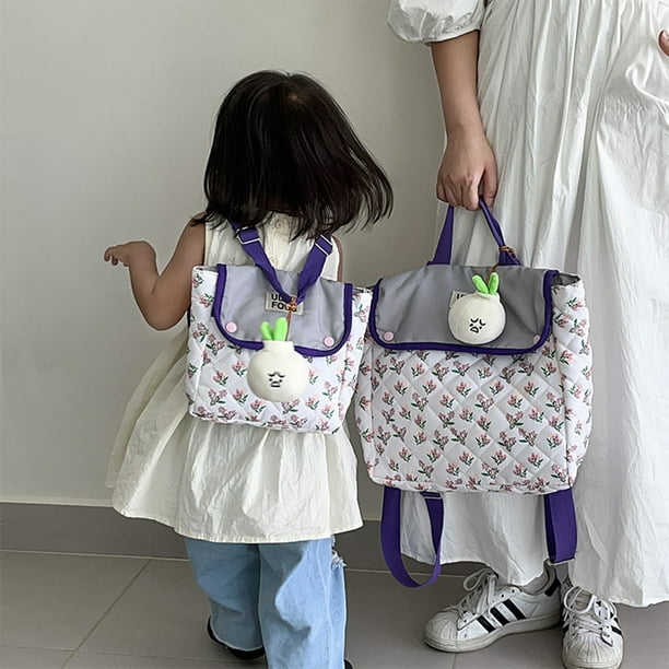 Organizador de artículos para bebés para mujer, bolso cruzado acolchado de  algodón, bolsos para padres e hijos