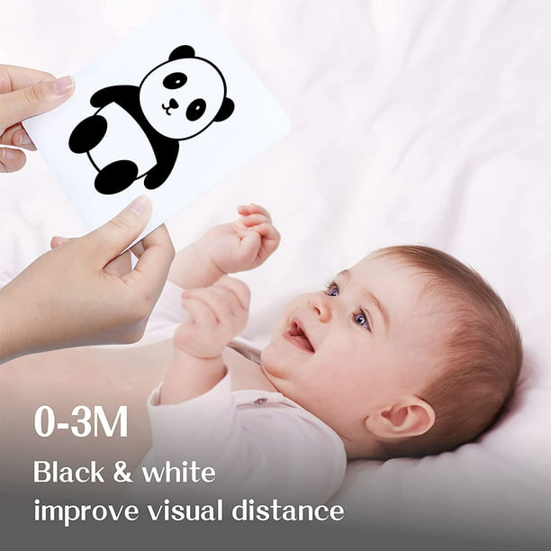 estimulacion visual para bebes y niños tarjetas en blanco y negro 2 