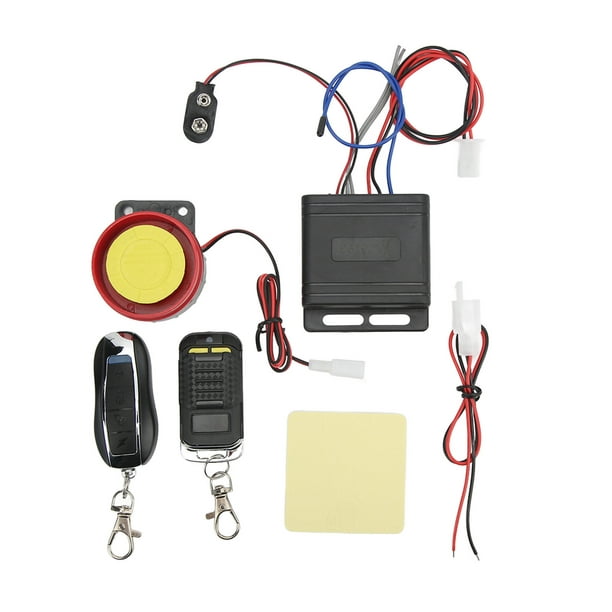  Sistema de alarma antirrobo para motocicleta, alarma de  seguridad para motocicleta, alta sensibilidad, control remoto, sistema de  alarma de seguridad para scooter moto : Automotriz