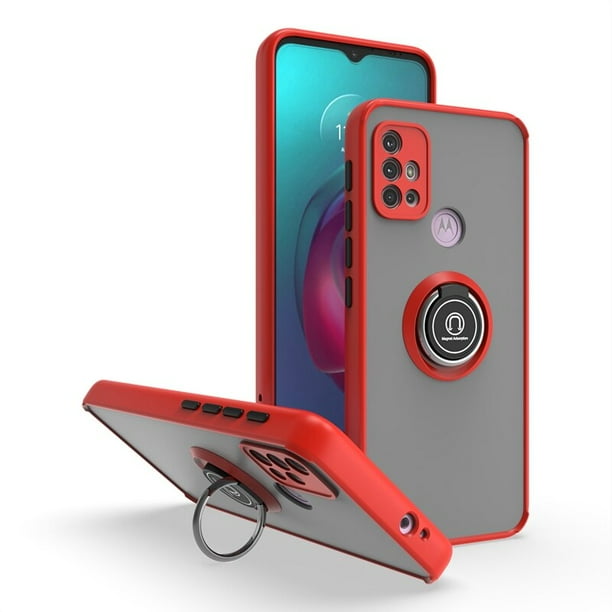 Funda trasera para Motorola Moto G71 con soporte de anillo magnético,  protección resistente a prueba de golpes para Motorola Moto G71 (5G) (color  