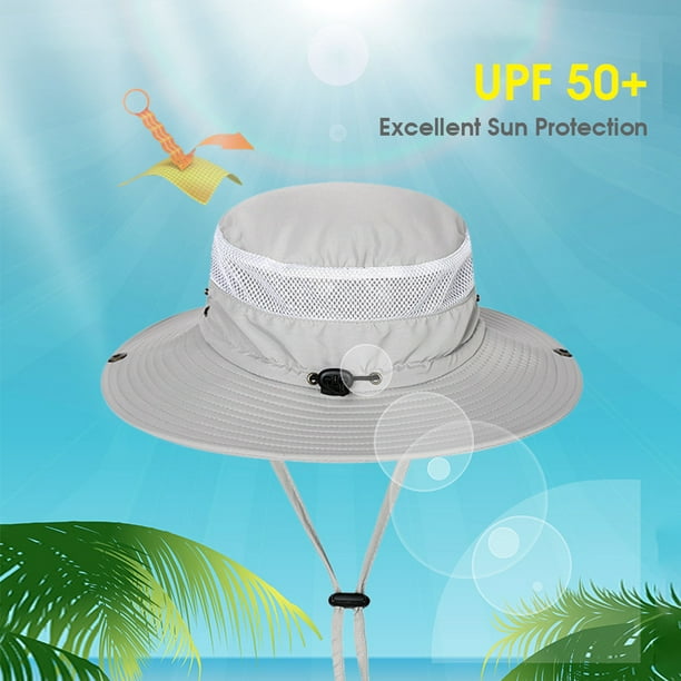 Sombrero para el sol Protección UV Sombrero para el sol Sombrero de pesca  transpirable de secado rápido para hombres y mujeres Gofishup Sombrero para  el sol
