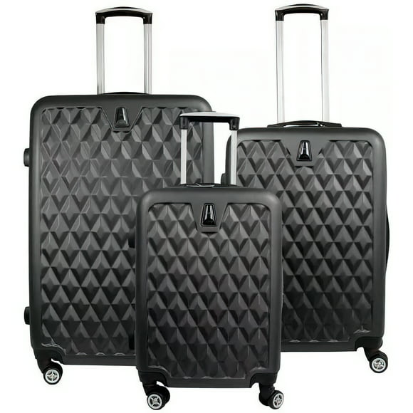 set 3 maletas rigidas rack  pack viaje ejecutivo