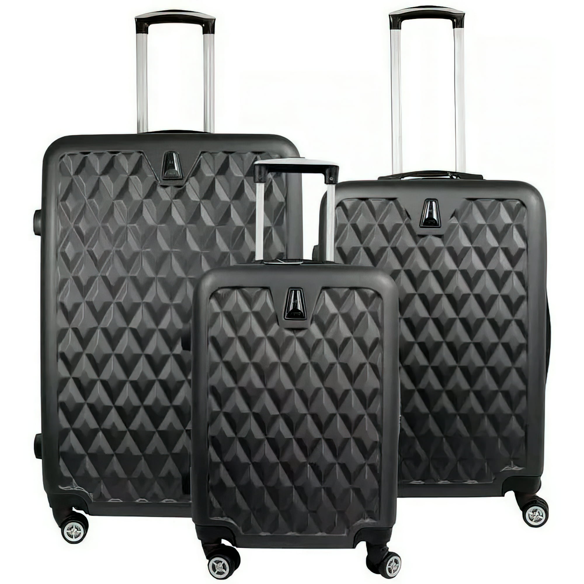 TectakeSet de 3 maletas trolley rígidas - maletas de viaje carcasa dura,  pack de maletas