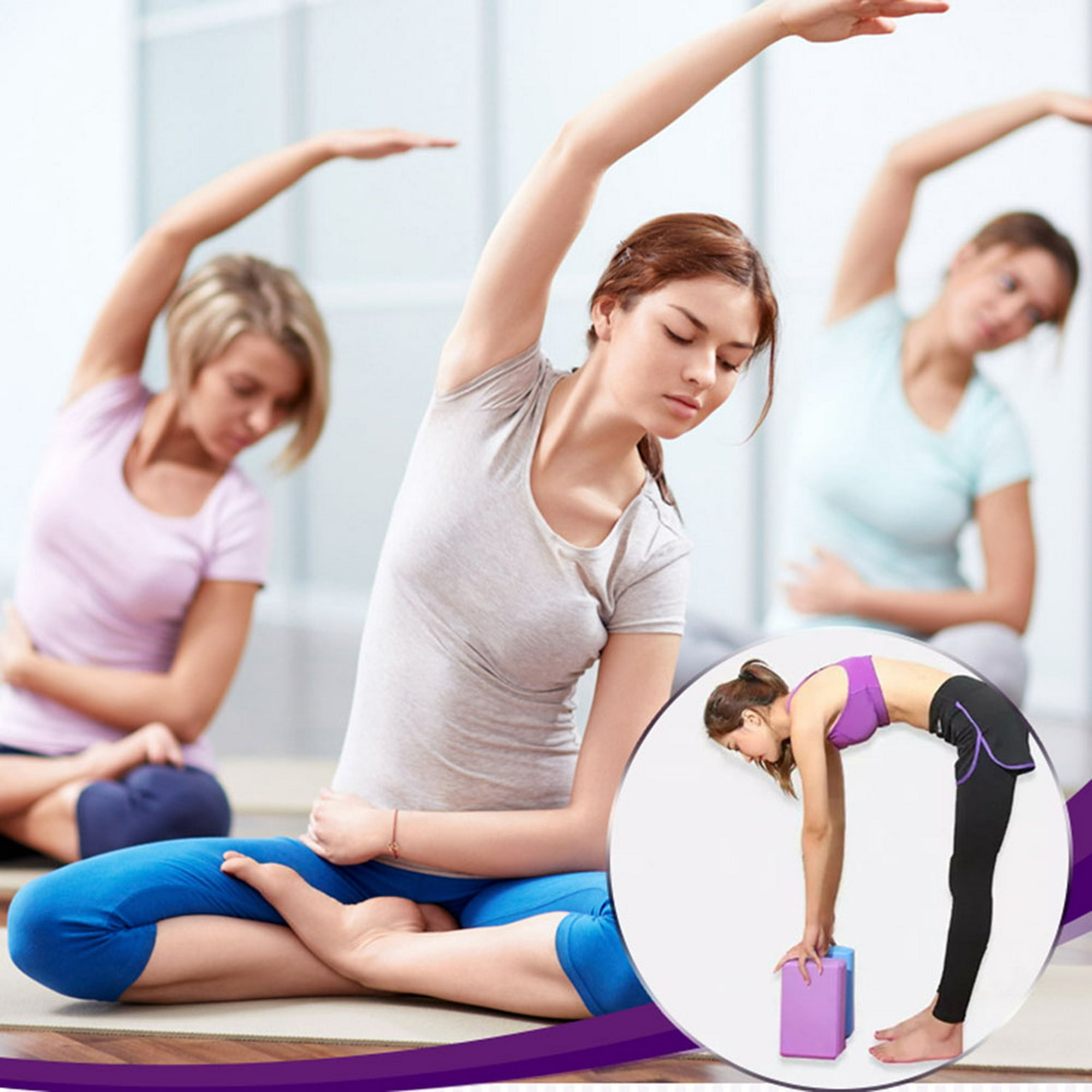 Bloque Yoga Eva Herramienta Fitness Ejercicio Yoga Estirar - Temu