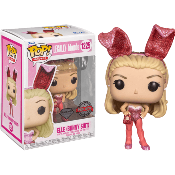 Legally Blonde Elle Woods Bunny Diamond Glitter Pop! #1225 Funko 1