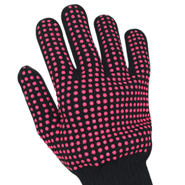2 paquetes de guantes profesionales resistentes al calor, guantes para los  dedos, cómoda alfombrilla térmica para alisadores de cabello, peluquería, -  Los 22x10x1cm Baoblaze Guantes resistentes al calor