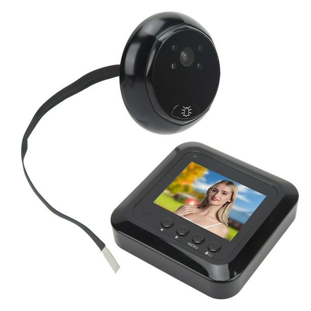 Mirilla Digital con timbre de vídeo inteligente, Visor de puerta con cámara  con ángulo de 4