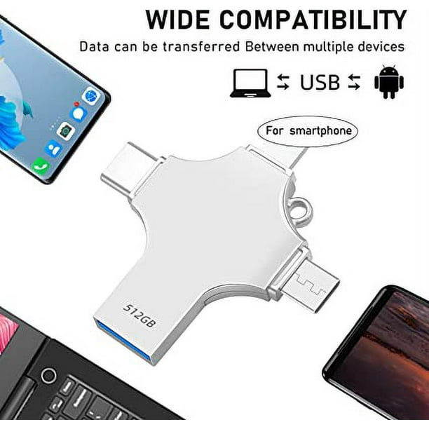 Unidad Flash USB PARA Telé Fono Inteligente Con Android 64 GB Pen