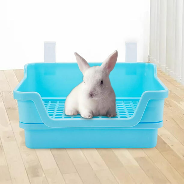 Caja de Arena para Conejo 2 Uds., Orinal para Mascota Conejillos de ,  Suministro Hurones Y Zulema Cajas de arena para conejos
