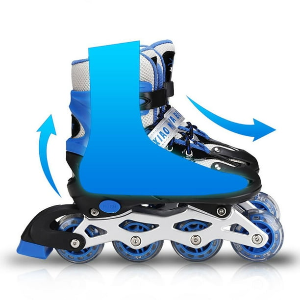 Patines en línea 3 en 1, patines en línea, cuchillas multifuncionales,  zapatos de patinaje para principiantes, patines de carreras para niños