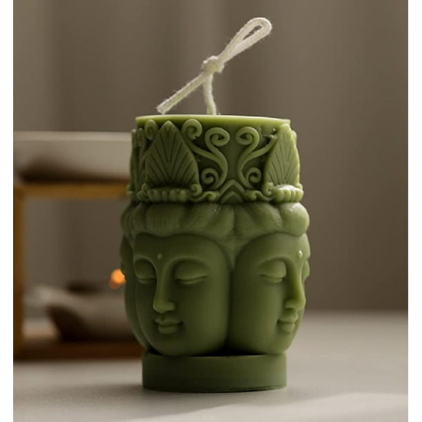 Moldes de vela para hacer velas de la suerte flor de Santa Ana, regalo  importante de vacaciones, único 3D DIY fabricación de velas moldes de  resina de