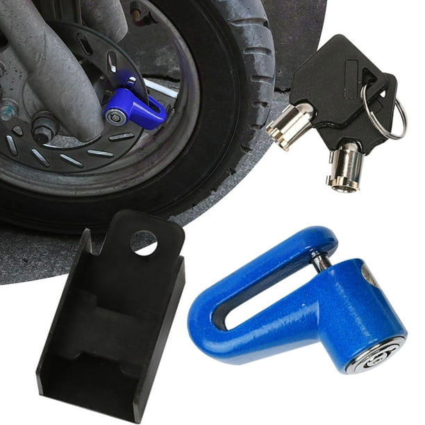 de disco para motocicleta, freno de disco de rueda antirrobo de seguridad  resistente resistente para motos scooter con protección , negro shamjiam candado  para moto