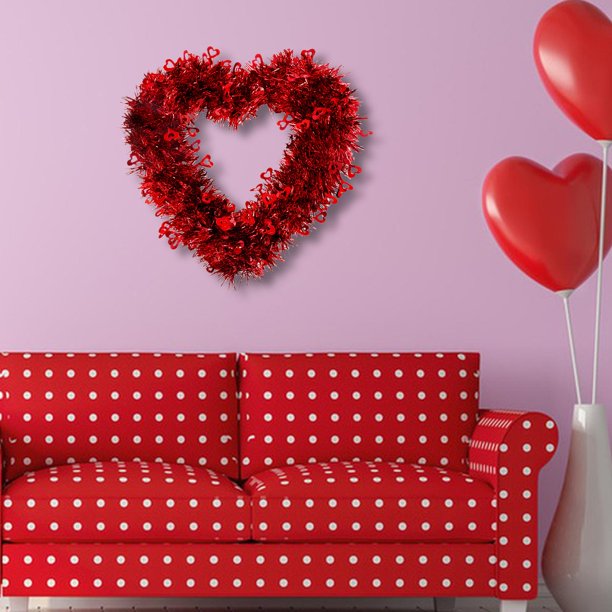Mantel impermeable para el día de San Valentín, diseño de rosas de carro  roja, árbol de corazón en madera, mantel de mesa de comedor, mantel