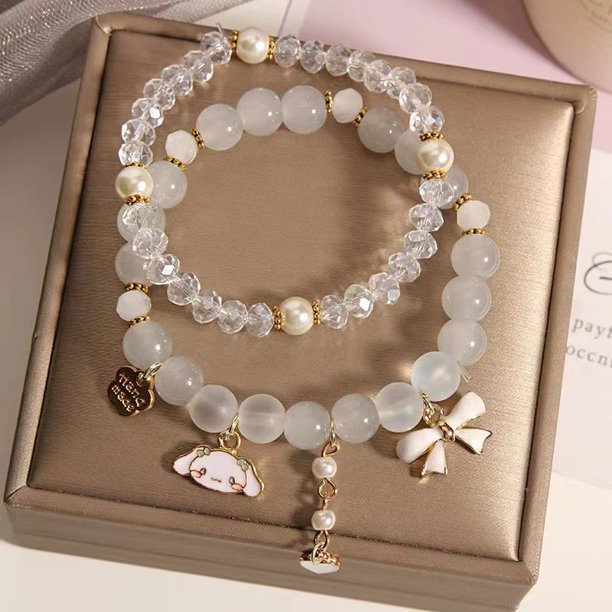 Pulsera De Perlas De Imitación Con Cuentas Multicapa Bisutería Para Mujer