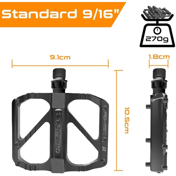 Pedales de Bicicleta de Plataforma: Control y Estabilidad