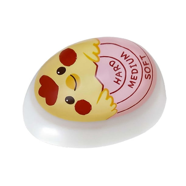 Temporizador de huevos para hervir huevos (paquete de 2) – Indicador de  cambio de color para huevos medianos, suaves y duros, temporizador de  huevos