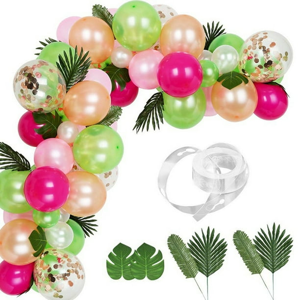 Cinta para globos, Tiras de globos para decoración de guirnaldas de arco de  fiesta, 10 metros en total (diseño de doble orificio), 2 Piezas :  : Juguetes y Juegos